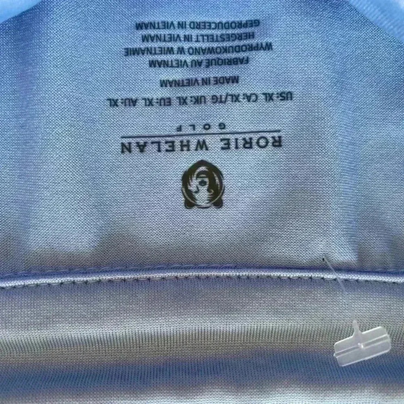 Rorie Whelan Golf Mens Polo Blue Size XL - Picture 4 of 4